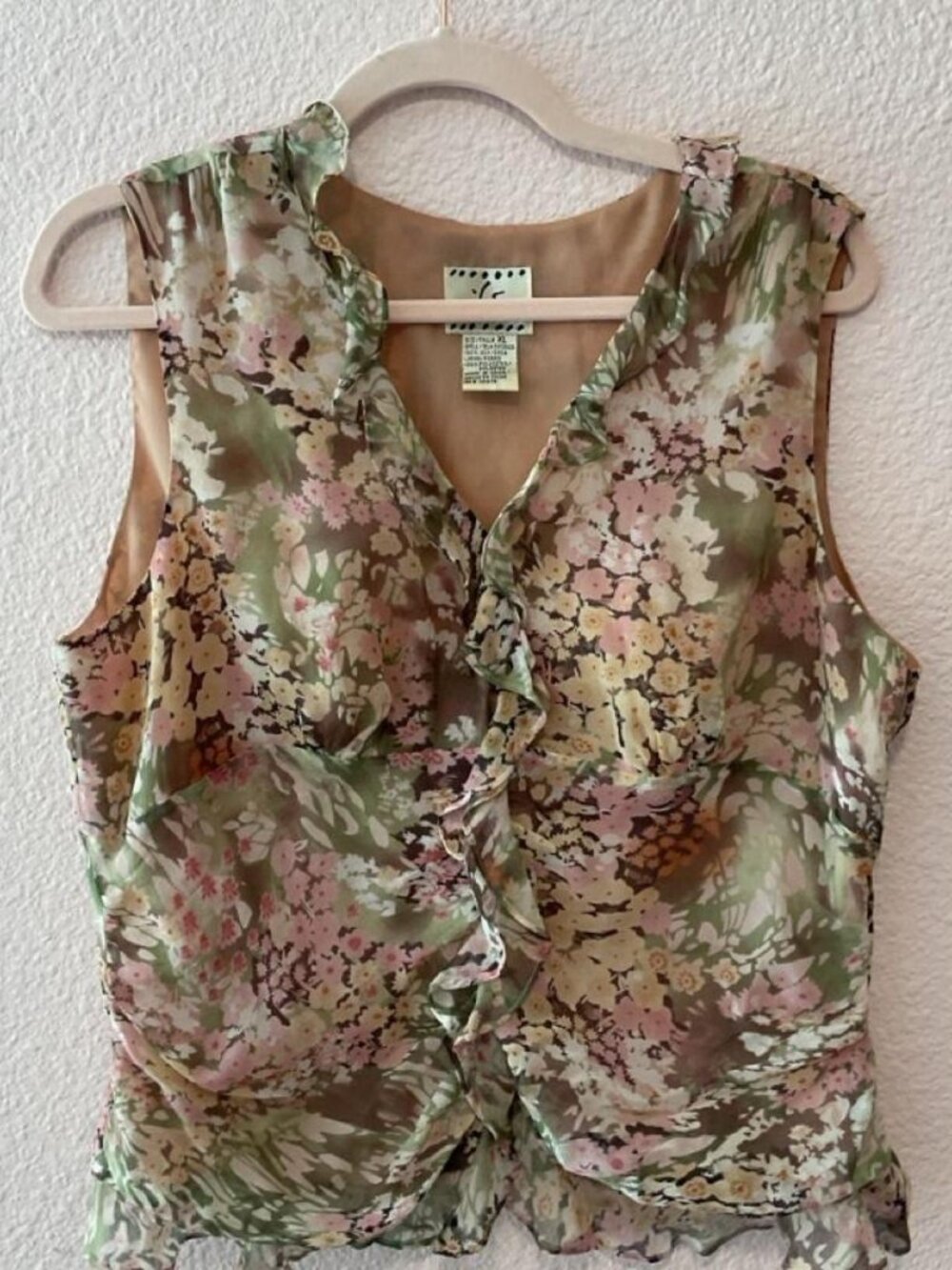 ICE Floral Silk Blouse